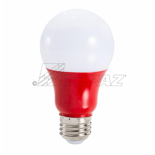 Topaz LA19/3/RED-46 LED A19 Medium E26 Base Red Bulb 2.5W 70Lm 120V (T79668)