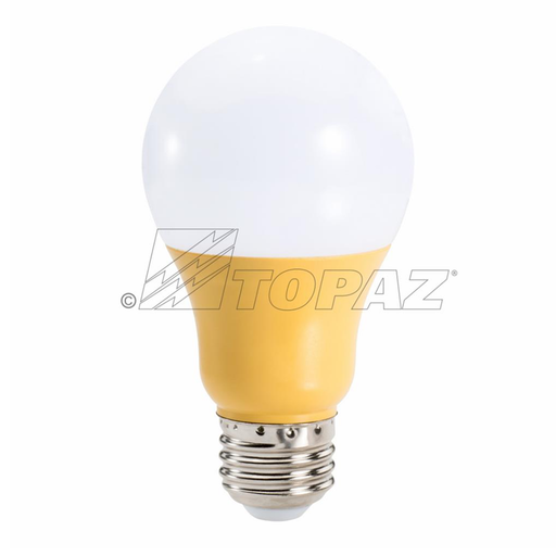 Topaz LA19/3/YELLOW-46 LED A19 Medium E26 Base Yellow Bulb 2.5W 70Lm 120V (T79670)
