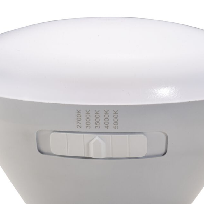 Topaz LBR30-9W-CTS-D LED BR30 Lamp Medium E26 Base 9W CCT Selectable 2700K/3000K/3500K/4000K/5000K 800Lm Dimmable 120V 80 CRI (T73665)