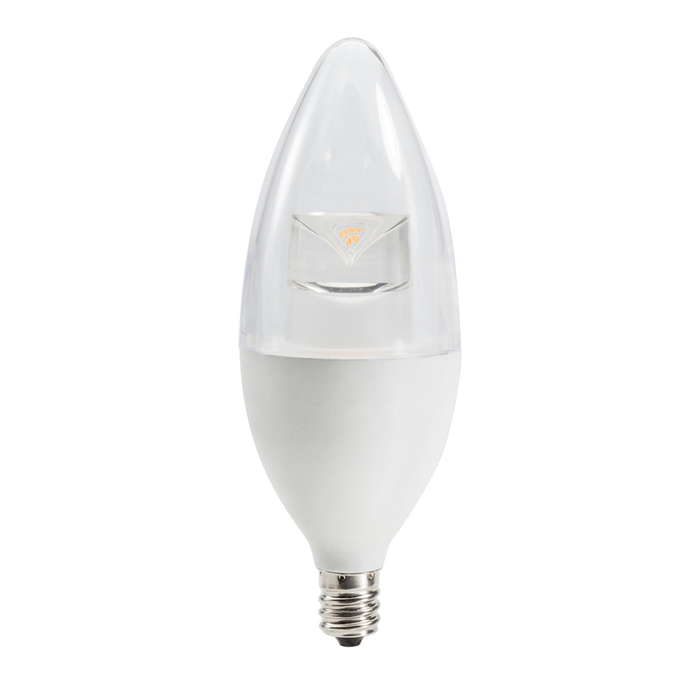 Topaz LCTC/7/830/D-46 LED Bullet B11 3000K 6.5W E12 Base 500Lm 120V Dimmable 60W Equivalent (T79348)