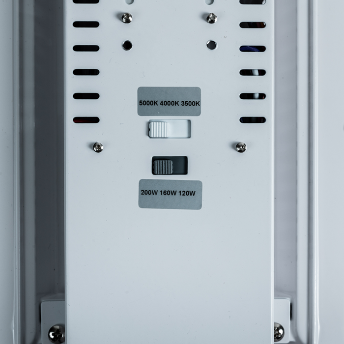 Topaz LHB-30L-W-PCS-HVEM LED Linear High Bay Power/CCT Selectable 120W/160W/200W 3500K/4000K/5000K 277-480V 0-10V Dimming Emergency Backup 3.5mm Control Ready (T75826)