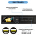 Topaz LSA4-50PCS-BL 4 Foot Architectural LED Linear Strip Power/CCT Selectable 30W/40W/50W 3500K/4000K/5000K 120-277V 80 CRI 0-10V Dimming Down-Light Only Black (T77049)