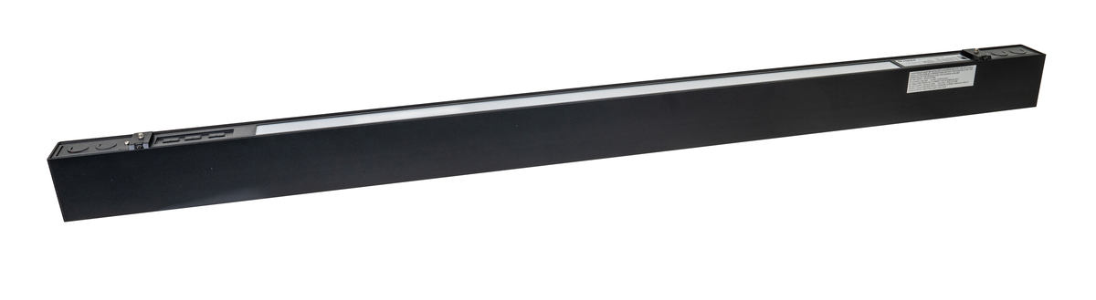 Topaz LSA4P-50PCS-BL 4 Foot Architectural LED Linear Strip Power/CCT Selectable 30W/40W/50W 3500K/4000K/5000K 120-277V 80 CRI 0-10V Dimming Up-Down Light Black (T77052)