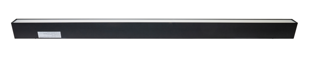 Topaz LSA4P-50PCS-BL 4 Foot Architectural LED Linear Strip Power/CCT Selectable 30W/40W/50W 3500K/4000K/5000K 120-277V 80 CRI 0-10V Dimming Up-Down Light Black (T77052)