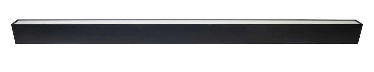 Topaz LSA4P-50PCS-BL 4 Foot Architectural LED Linear Strip Power/CCT Selectable 30W/40W/50W 3500K/4000K/5000K 120-277V 80 CRI 0-10V Dimming Up-Down Light Black (T77052)