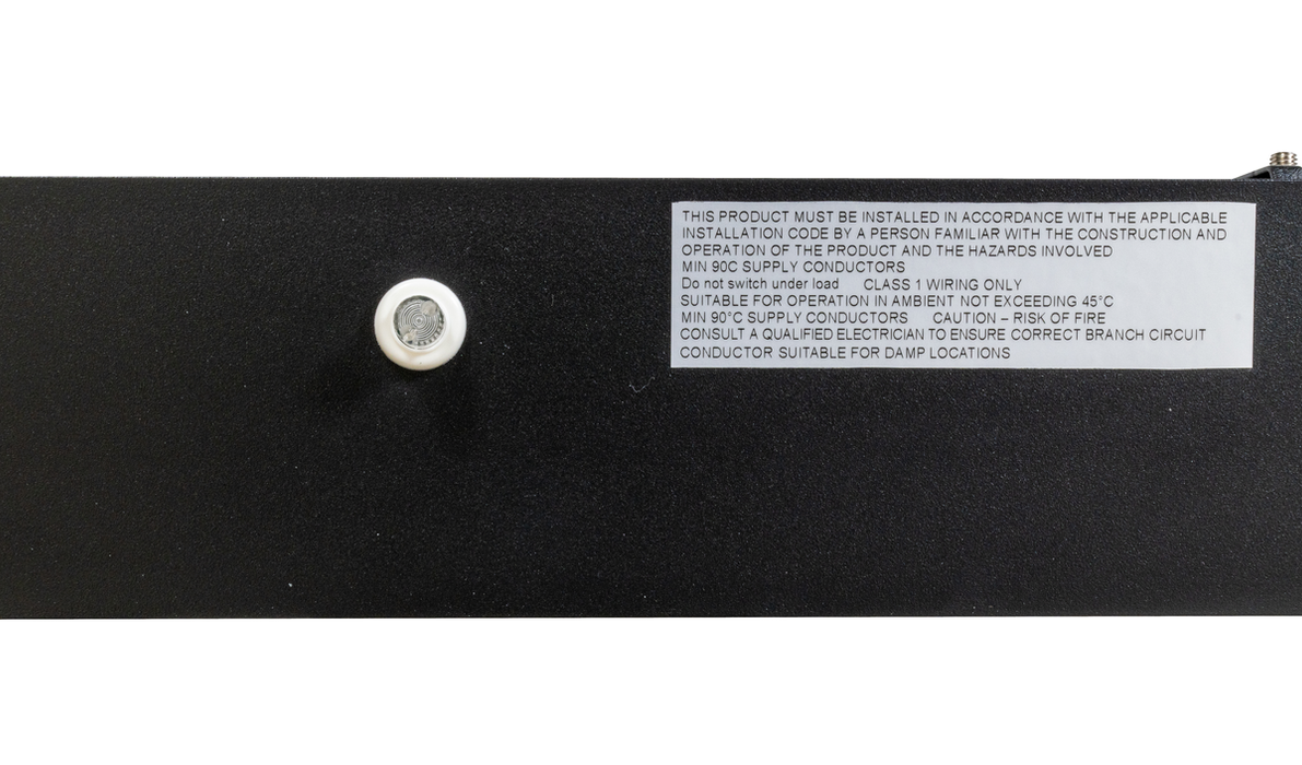 Topaz LSA4P-50PCS-EM-BL 4 Foot Architectural LED Linear Strip Power/CCT Selectable 30W/40W/50W 3500K/4000K/5000K 120-277V 0-10V Dimming Emergency Backup Black (T77053)