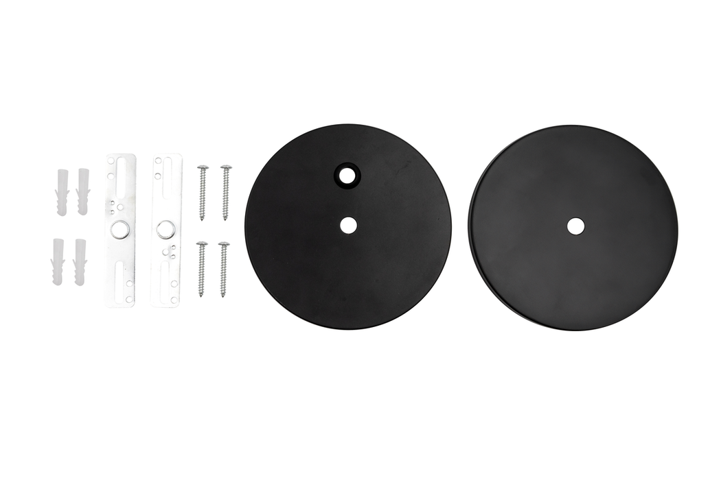 Topaz LSA-DC-CNPY-BL Canopy Drop Ceiling Surface Mount Kit With 12 Foot Power Cord/Connector Black For LSA Architectural Linear Strip (T77063)