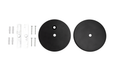 Topaz LSA-DC-CNPY-BL Canopy Drop Ceiling Surface Mount Kit With 12 Foot Power Cord/Connector Black For LSA Architectural Linear Strip (T77063)
