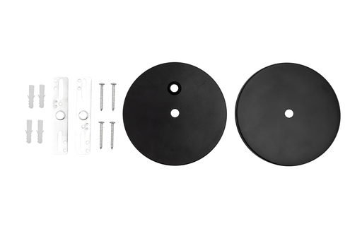 Topaz LSA-DC-CNPY-BL Canopy Drop Ceiling Surface Mount Kit With 12 Foot Power Cord/Connector Black For LSA Architectural Linear Strip (T77063)
