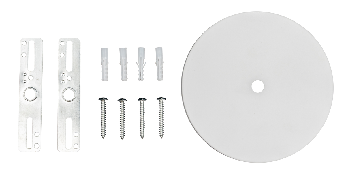 Topaz LSA-DC-CNPY-WH Canopy Drop Ceiling Surface Mount Kit With 12 Foot Power Cord/Connector White For LSA Architectural Linear Strip (T77062)