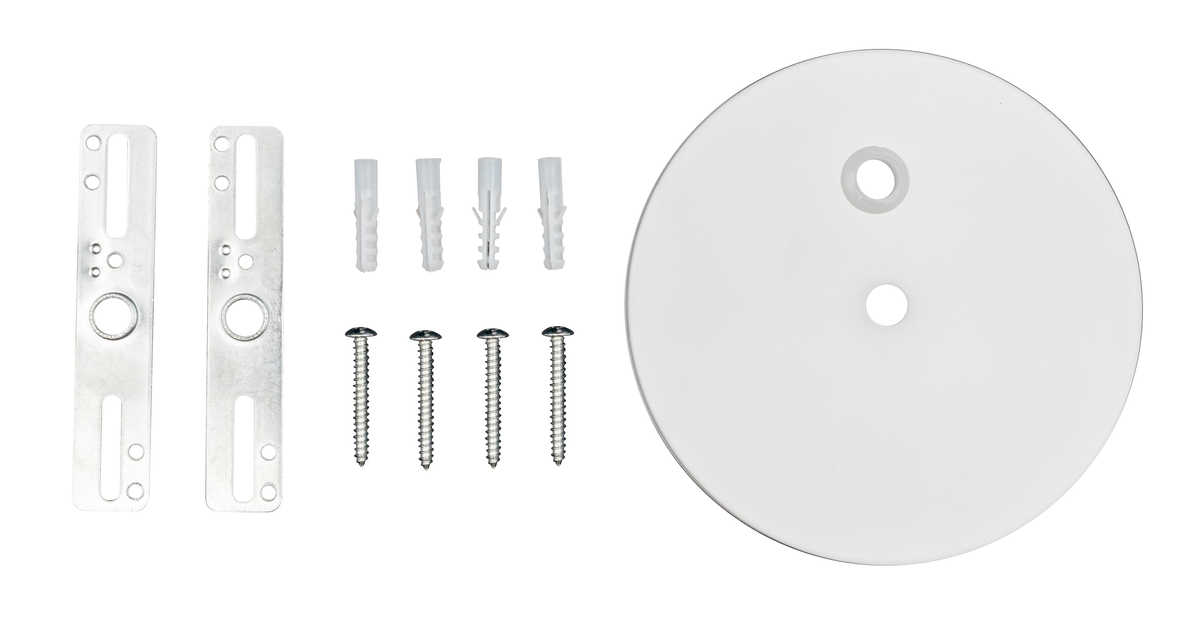 Topaz LSA-DC-CNPY-WH Canopy Drop Ceiling Surface Mount Kit With 12 Foot Power Cord/Connector White For LSA Architectural Linear Strip (T77062)