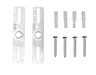 Topaz LSA-DC-CNPY-WH Canopy Drop Ceiling Surface Mount Kit With 12 Foot Power Cord/Connector White For LSA Architectural Linear Strip (T77062)