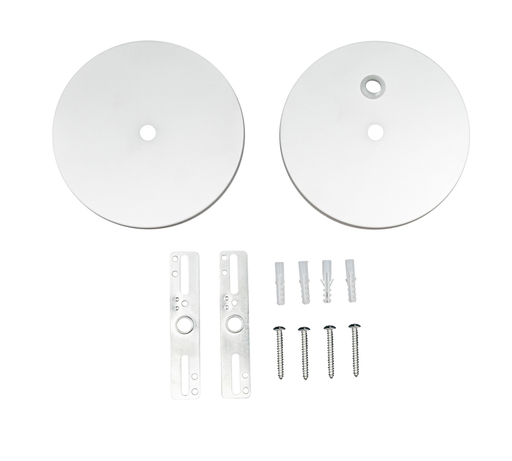 Topaz LSA-DC-CNPY-WH Canopy Drop Ceiling Surface Mount Kit With 12 Foot Power Cord/Connector White For LSA Architectural Linear Strip (T77062)