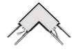 Topaz LSA-LCONN-BL L Shape Connector Black For LSA Architectural Linear Strip (T77055)