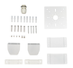 Topaz LSA-SMKIT Surface Mount Kit For LSA Architectural Linear Strip (T77065)
