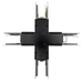 Topaz LSA-XCONN-BL X Shape Connector Black For LSA Architectural Linear Strip (T77059)