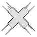 Topaz LSA-XCONN-BL X Shape Connector Black For LSA Architectural Linear Strip (T77059)