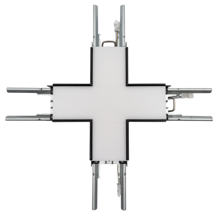 Topaz LSA-XCONN-BL X Shape Connector Black For LSA Architectural Linear Strip (T77059)