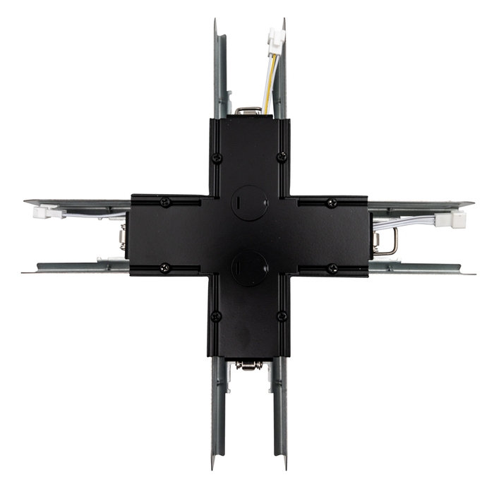 Topaz LSA-XCONN-BL X Shape Connector Black For LSA Architectural Linear Strip (T77059)