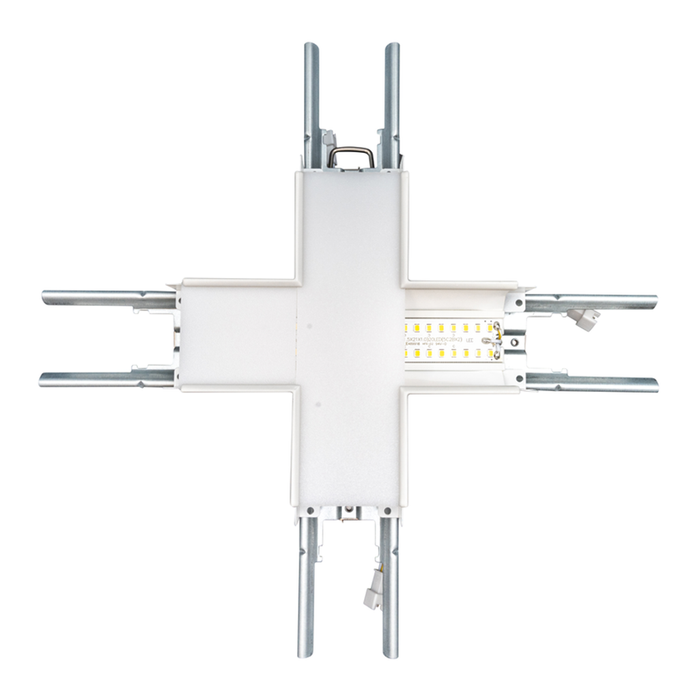 Topaz LSA-XCONN-WH X Shape Connector White For LSA Architectural Linear Strip (T77058)