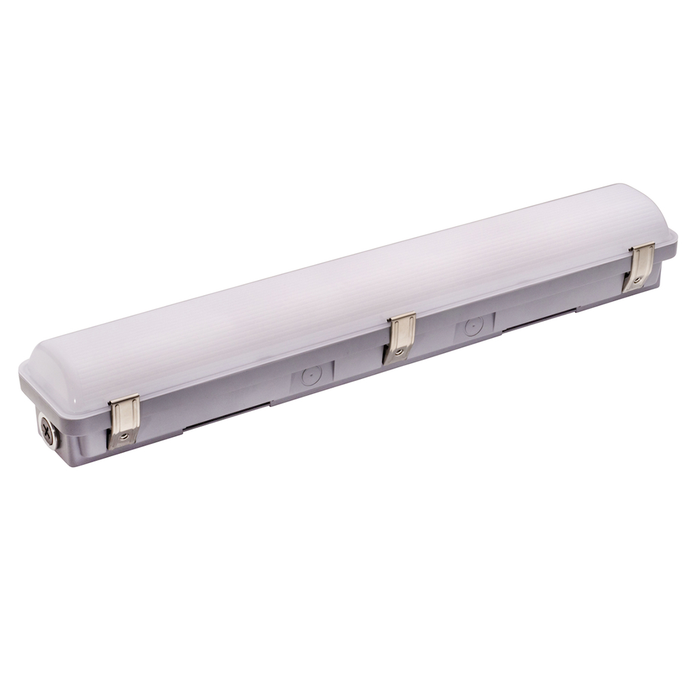 Topaz LVT2-20-CS 2 Foot Linear Vaportight 20W CCT Selectable 3500K/4000K/5000K 2600Lm 0-10V Dimming 120-277V (T73811)