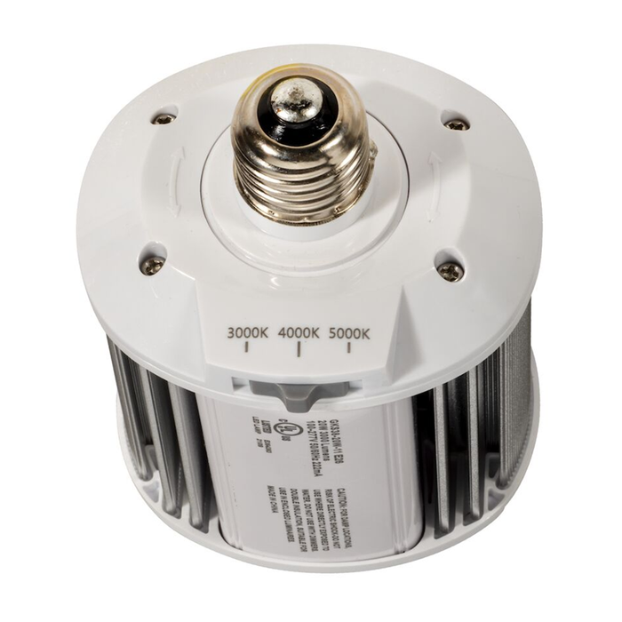 Topaz LWP-20WPCTS-E26 LED Wall Pack/Area Lamp E26 Base Wattage/CCT 5W/10W/20W Selectable 3000K/4000K/5000K 85 CRI 180 Degree Beam Angle Non-Dimmable 120-277V (T73511)