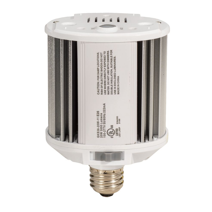 Topaz LWP-20WPCTS-E26 LED Wall Pack/Area Lamp E26 Base Wattage/CCT 5W/10W/20W Selectable 3000K/4000K/5000K 85 CRI 180 Degree Beam Angle Non-Dimmable 120-277V (T73511)