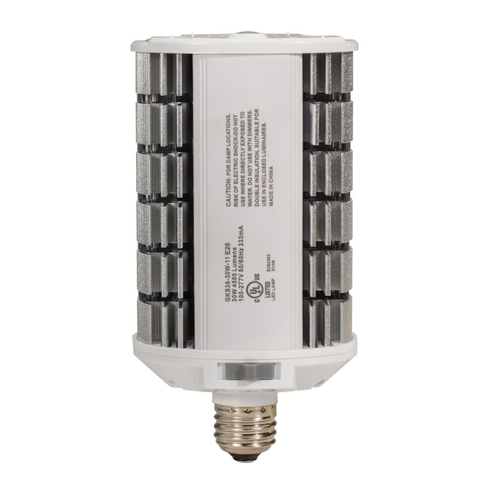 Topaz LWP-30WPCTS-E26 LED Wall Pack/Area Lamp E26 Base Wattage/CCT Selectable 10W/20W/30W 3000K/4000K/5000K 85 CRI 180 Degree Beam Angle Non-Dimmable 120-277V (T73513)