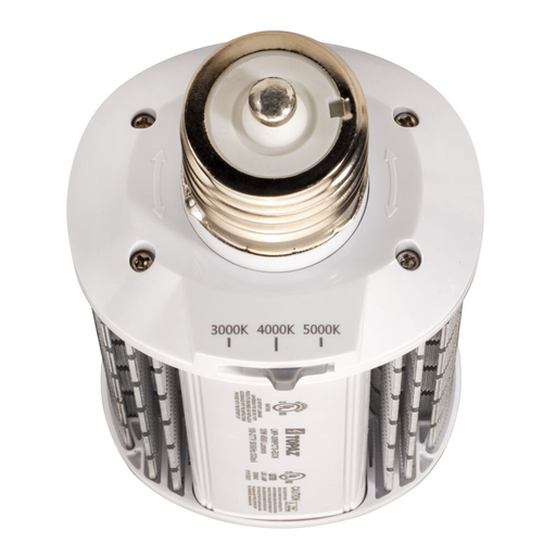 Topaz LWP-30WPCTS-EX39 LED Wall Pack/Area Lamp EX39 Base Wattage/CCT Selectable 10W/20W/30W 3000K/4000K/5000K 85 CRI 180 Degree Beam Angle Non-Dimmable 120-277V (T73514)