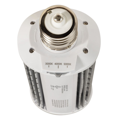 Topaz LWP-60WPCTS-EX39 LED Wall Pack/Area Lamp EX39 Base Wattage/CCT Selectable 20W/40W/60W 3000K/4000K/5000K 85 CRI 180 Degree Beam Angle Non-Dimmable 120-277V (T73516)