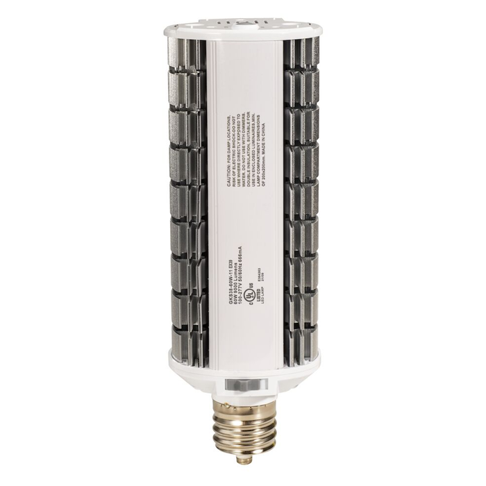 Topaz LWP-60WPCTS-EX39 LED Wall Pack/Area Lamp EX39 Base Wattage/CCT Selectable 20W/40W/60W 3000K/4000K/5000K 85 CRI 180 Degree Beam Angle Non-Dimmable 120-277V (T73516)