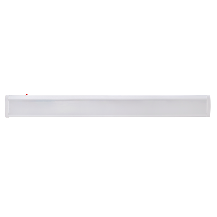 Topaz LWRAP4EM-48-CS-D 4 Foot LED Modern Wrap 48W CCT Selectable 3500K/4000K/5000K 80 CRI 105 Degree Beam Angle Dimmable 120-277V Emergency Battery Backup White (T74427)