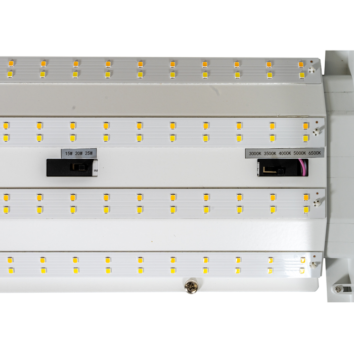 Topaz LWRAPA2-25PCS 2 Foot Modern Wrap Power/CCT Selectable 15W/20W/25W 3000K/3500K/4000K/5000K/6500K 120-277V 0-10V Dimming 80 CRI White (T77117)
