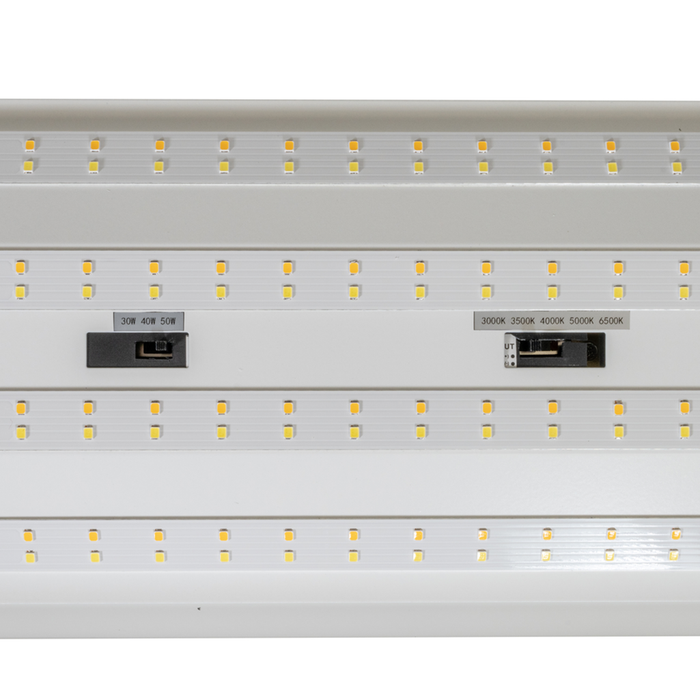 Topaz LWRAPA2-25PCS-EM 2 Foot Modern Wrap With Emergency Backup Power/CCT Selectable 15W/20W/25W 3000K/3500K/4000K/5000K/6500K 120-277V 0-10V Dimming White (T77118)