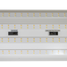 Topaz LWRAPA4-50PCS-EM 4 Foot Modern Wrap With Emergency Backup Power/CCT Selectable 30W/40W/50W 3000K/3500K/4000K/5000K/6500K 120-277V 0-10V Dimming White (T77120)