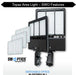Topaz ARL-300PCS-SWO Area Light Power/CCT Selectable 200W/250W/300W 3000K/4000K/5000K Switchable Optics T2-T3-T4-T5 120-277V 0-10V Dimming Bronze (T74102)