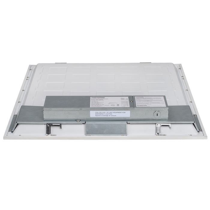 Topaz PL22-30W-40K-D-EM 2X2 LED Flat Panel 30W 4000K 3300Lm 80 CRI 120 Degree Beam Angle 0-10V Dimming 120-277V White With Emergency Backup (T75755)