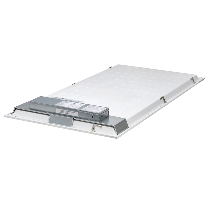 Topaz PL24-40W-50K-D-EM 2X4 LED Flat Panel 40W 5000K 4400Lm 80 CRI 120 Degree Beam Angle 0-10V Dimming 120-277V White With Emergency Backup (T75765)