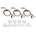 Topaz F-L24/CABLE/BL-87 4 Foot Suspended Mount Cable Kit For 2X4 Flat Panel (T70283)