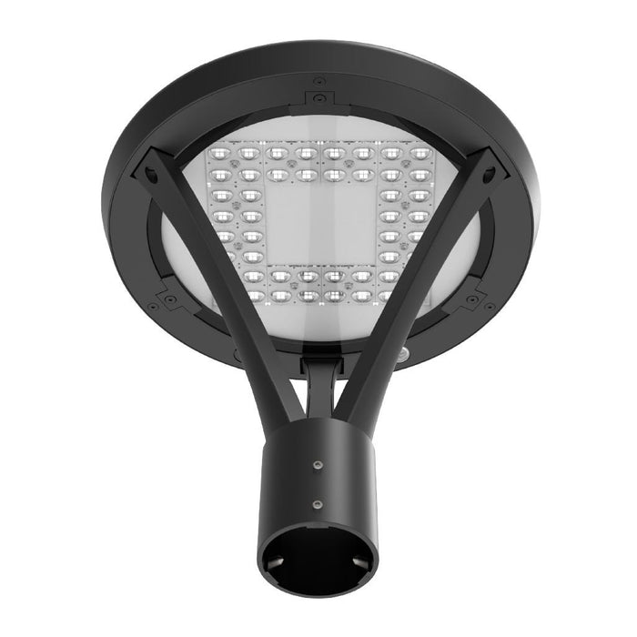 Topaz PTL-100PCS-BK LED Outdoor Post Top Light Wattage/CCT Selectable 60W/80W/100W 3000K/4000K/5000K 120-277V 80 CRI Dimmable Black (T79447)