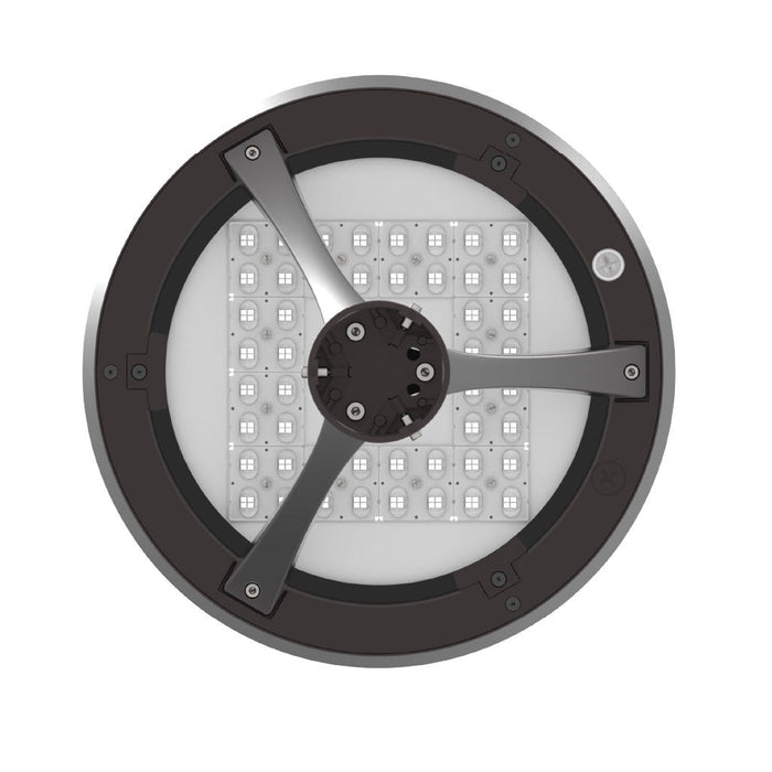 Topaz PTL-100PCS-BZ LED Outdoor Post Top Light Wattage/CCT Selectable 60W/80W/100W 3000K/4000K/5000K 120-277V 80 CRI Dimmable Bronze (T79448)