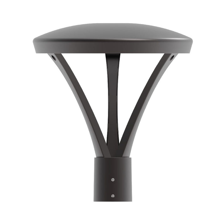 Topaz PTL-100PCS-BZ LED Outdoor Post Top Light Wattage/CCT Selectable 60W/80W/100W 3000K/4000K/5000K 120-277V 80 CRI Dimmable Bronze (T79448)