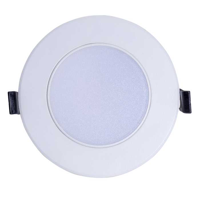Topaz RDL/4GIM/9/5CTS-46 4 Inch LED Slim Fit Recessed Downlight Gimbal 9W 580Lm CCT Selectable 2700K/3000K/3500K/4000K/5000K 90 CRI Dimmable White 50W Equivalent IC (T70888)