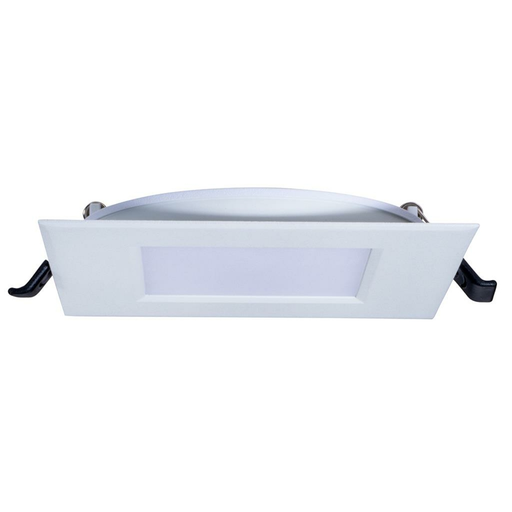 Topaz RDL/4SQ/9/5CTS-46 4 Inch LED Canless Square Downlight 9W 570Lm CCT Selectable 2700K/3000K/3500K/4000K/5000K 90 CRI 120V Dimmable White 50W Equivalent (T71130)