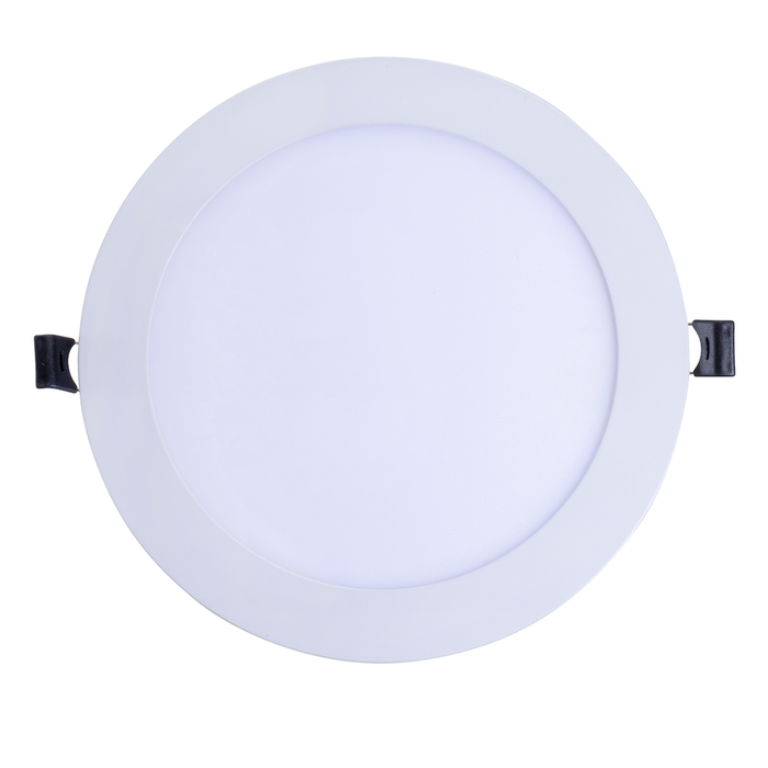 Topaz RDL/8RND/18/5CTS 8 Inch LED Canless Downlight 18W 1600Lm CCT Selectable 2700K/3000K/3500K/4000K/5000K 90 CRI 120V Dimmable White 100W Equivalent (T71085)