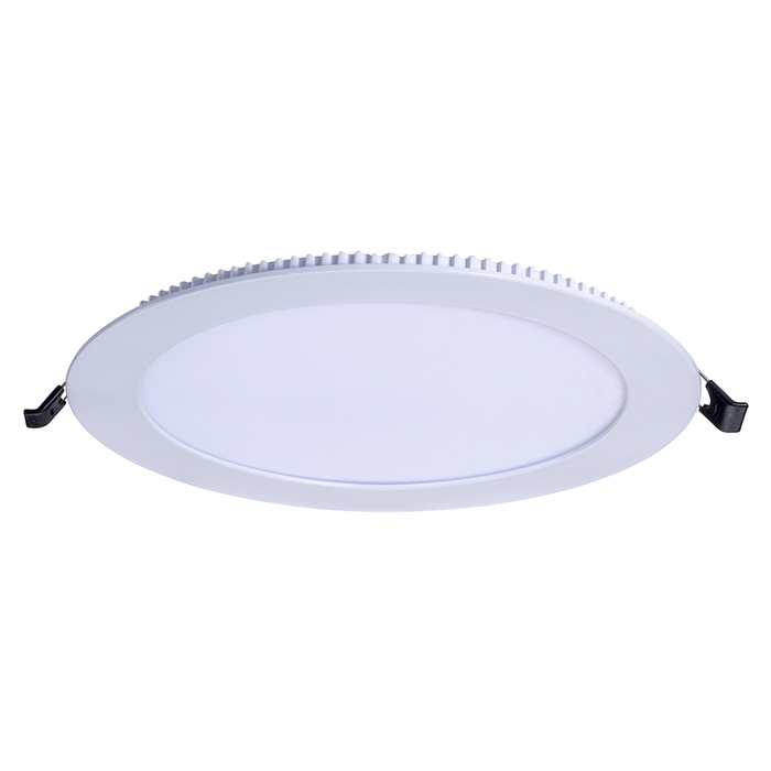 Topaz RDL/8RND/18/5CTS 8 Inch LED Canless Downlight 18W 1600Lm CCT Selectable 2700K/3000K/3500K/4000K/5000K 90 CRI 120V Dimmable White 100W Equivalent (T71085)