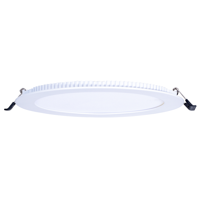 Topaz RDL/8RND/18/5CTS 8 Inch LED Canless Downlight 18W 1600Lm CCT Selectable 2700K/3000K/3500K/4000K/5000K 90 CRI 120V Dimmable White 100W Equivalent (T71085)