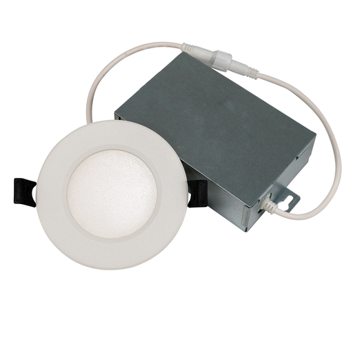 Topaz RDL3-7W-CS 3 Inch LED Canless Downlight 7W 580Lm CCT Selectable 2700K/3000K/3500K/4000K/5000K 90 CRI 120V Dimmable White 50W Equivalent (T76858)