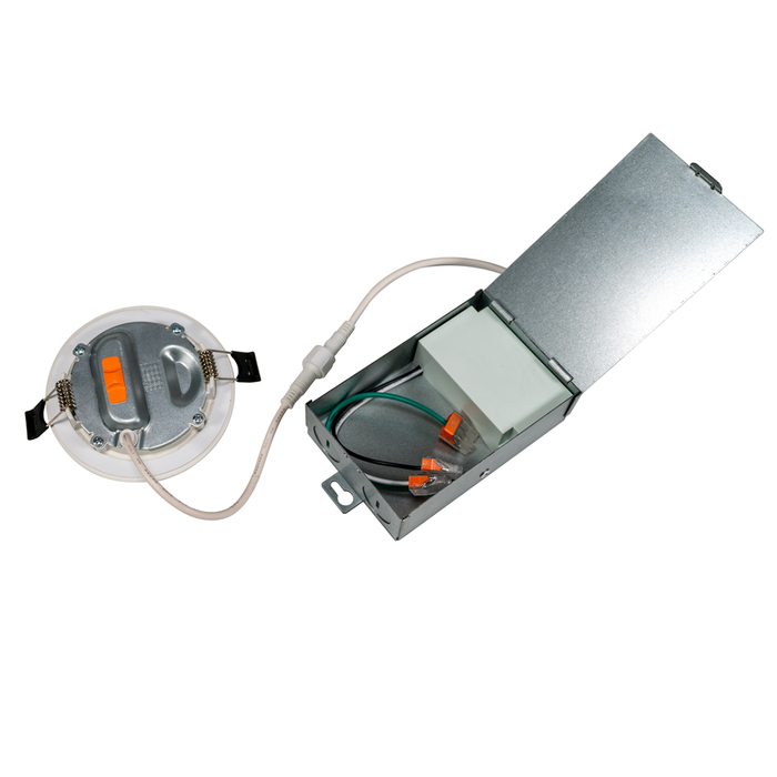 Topaz RDL3-7W-CS 3 Inch LED Canless Downlight 7W 580Lm CCT Selectable 2700K/3000K/3500K/4000K/5000K 90 CRI 120V Dimmable White 50W Equivalent (T76858)