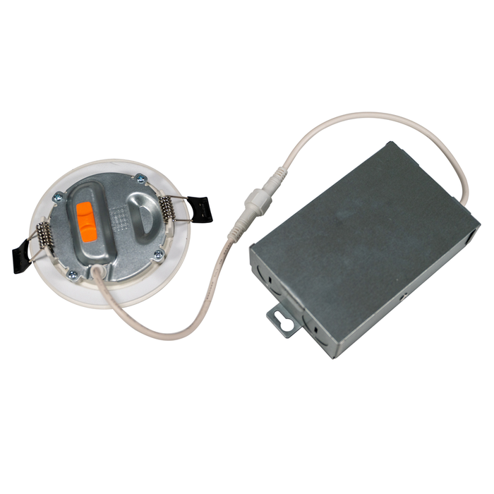Topaz RDL3-7W-CS 3 Inch LED Canless Downlight 7W 580Lm CCT Selectable 2700K/3000K/3500K/4000K/5000K 90 CRI 120V Dimmable White 50W Equivalent (T76858)